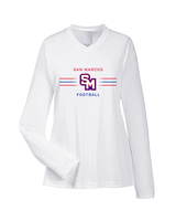 San Marcos HS Football Additional 02 - Womens Performance Longsleeve