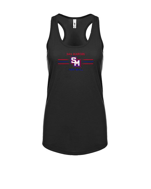 San Marcos HS Football Additional 02 - Womens Tank Top