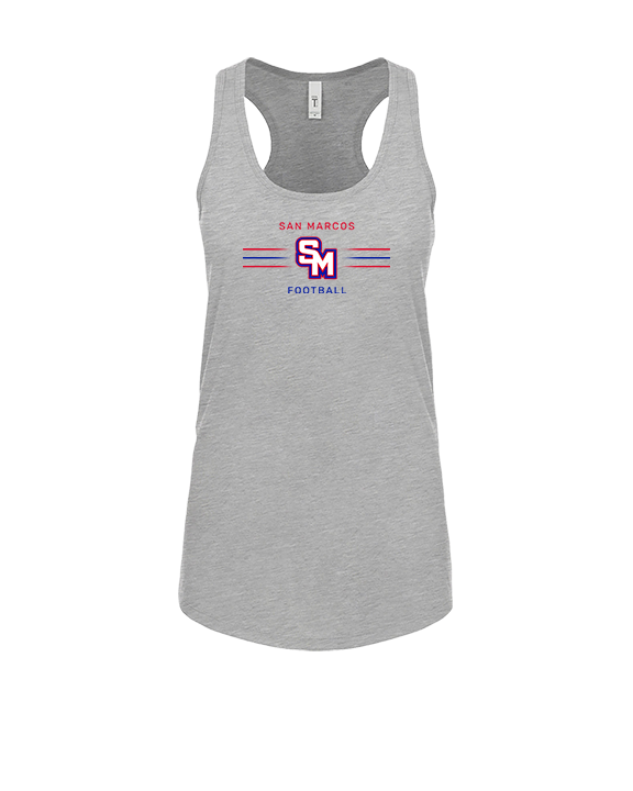 San Marcos HS Football Additional 02 - Womens Tank Top