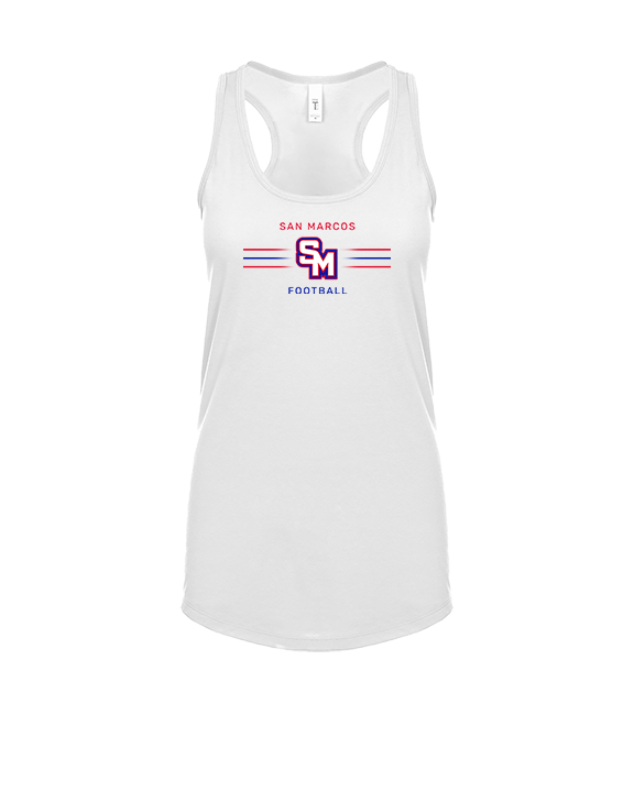 San Marcos HS Football Additional 02 - Womens Tank Top