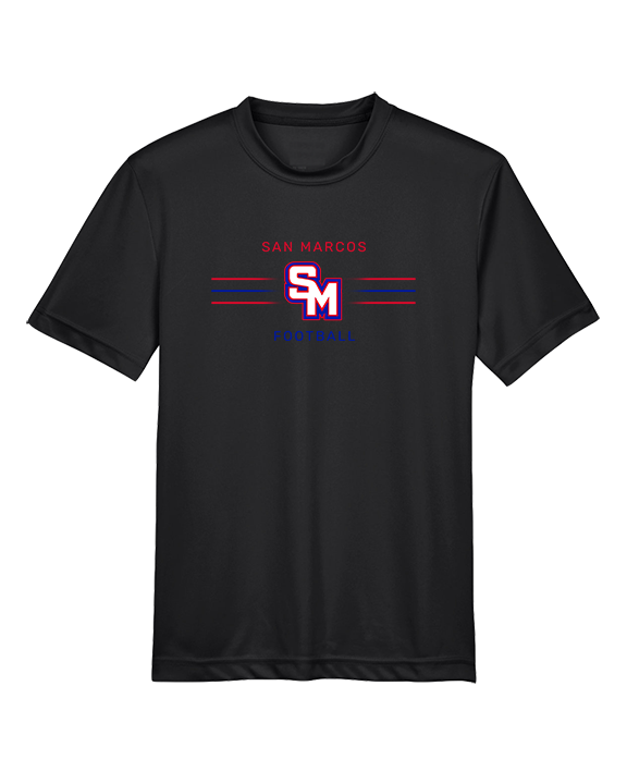 San Marcos HS Football Additional 02 - Youth Performance Shirt