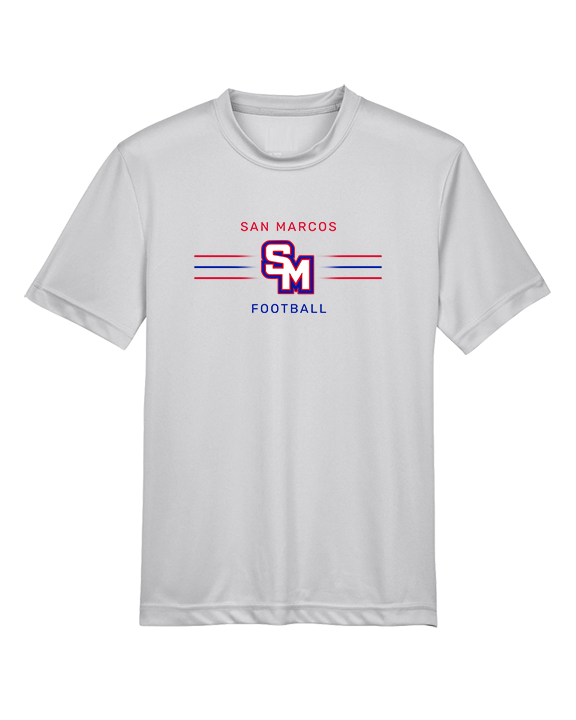 San Marcos HS Football Additional 02 - Youth Performance Shirt