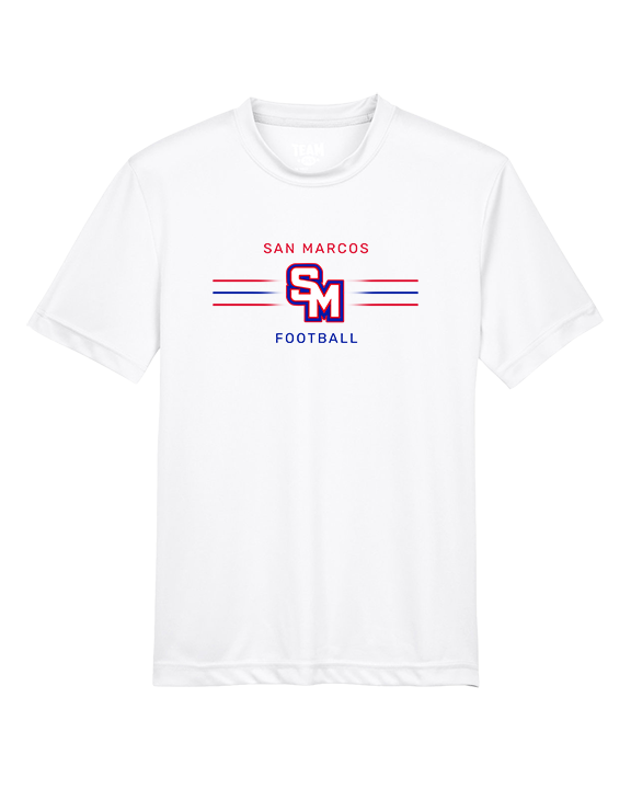 San Marcos HS Football Additional 02 - Youth Performance Shirt