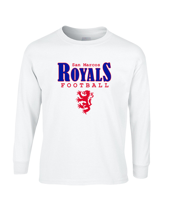 San Marcos HS Football Additional 03 - Cotton Longsleeve