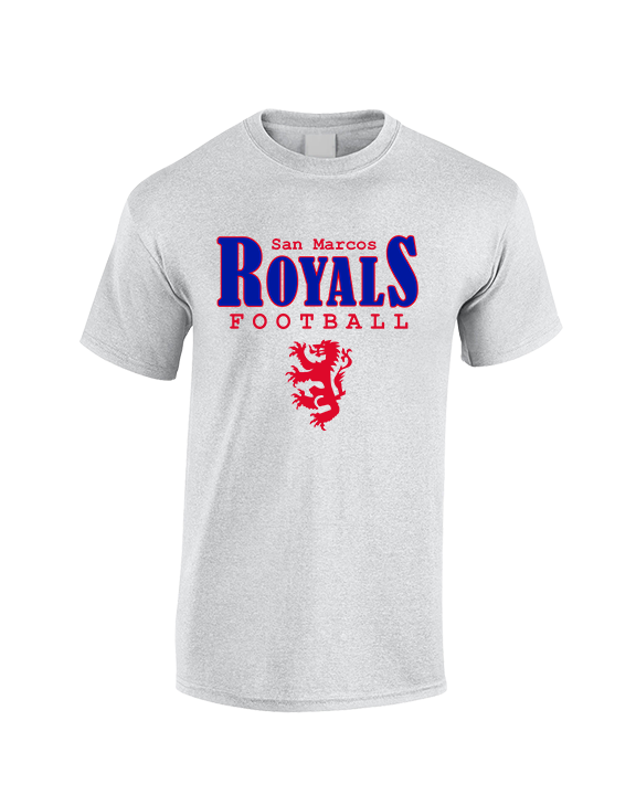 San Marcos HS Football Additional 03 - Cotton T-Shirt