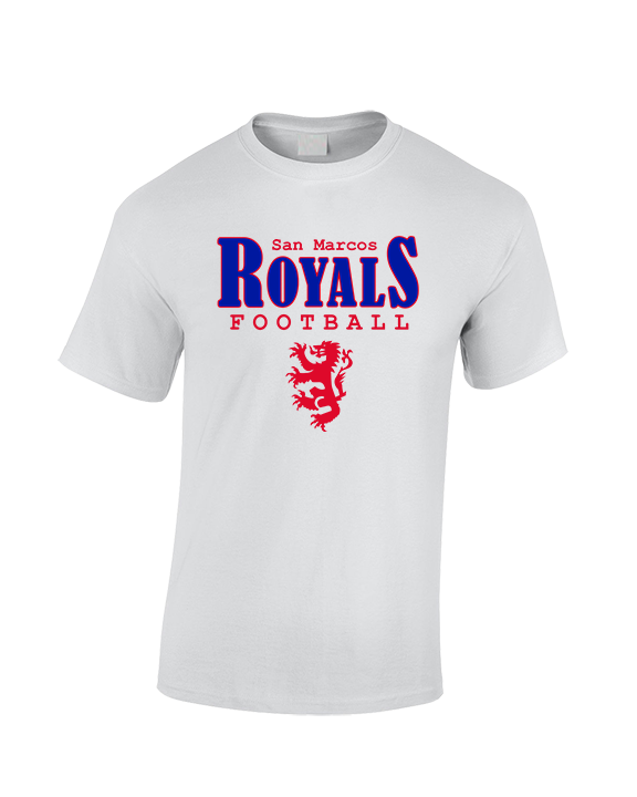 San Marcos HS Football Additional 03 - Cotton T-Shirt