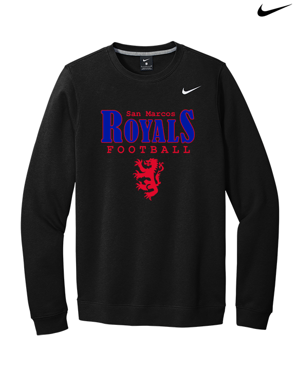 San Marcos HS Football Additional 03 - Mens Nike Crewneck