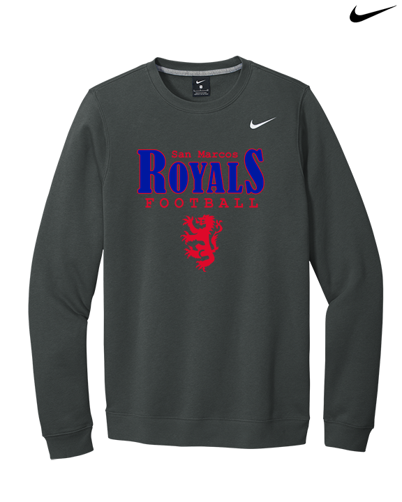 San Marcos HS Football Additional 03 - Mens Nike Crewneck