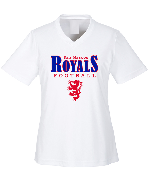 San Marcos HS Football Additional 03 - Womens Performance Shirt