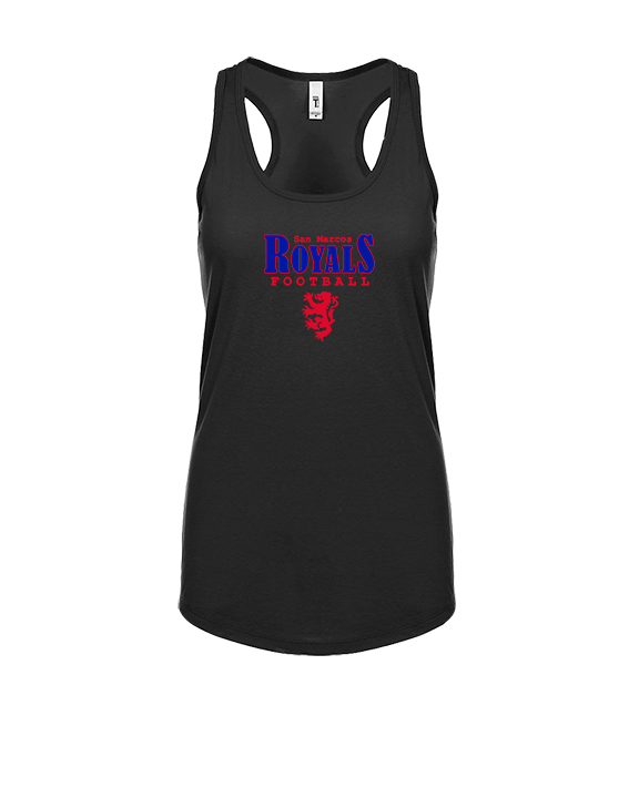 San Marcos HS Football Additional 03 - Womens Tank Top