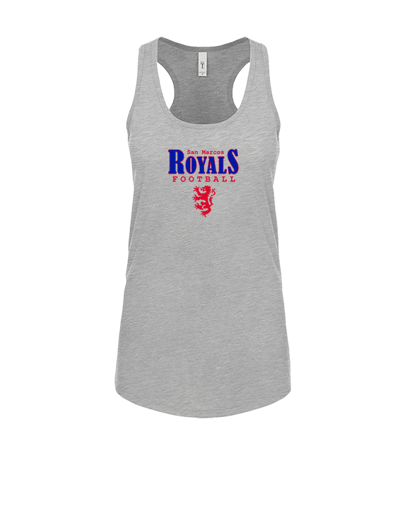 San Marcos HS Football Additional 03 - Womens Tank Top