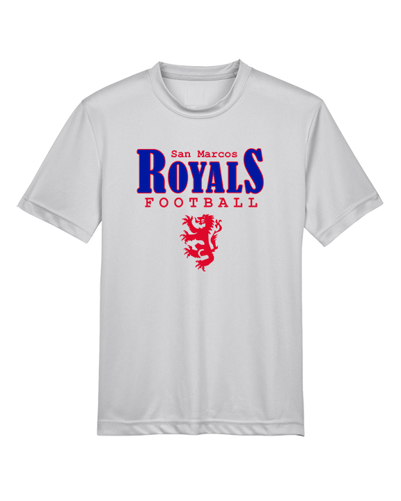 San Marcos HS Football Additional 03 - Youth Performance Shirt