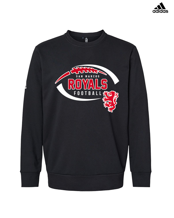 San Marcos HS Football Additional 04 - Mens Adidas Crewneck