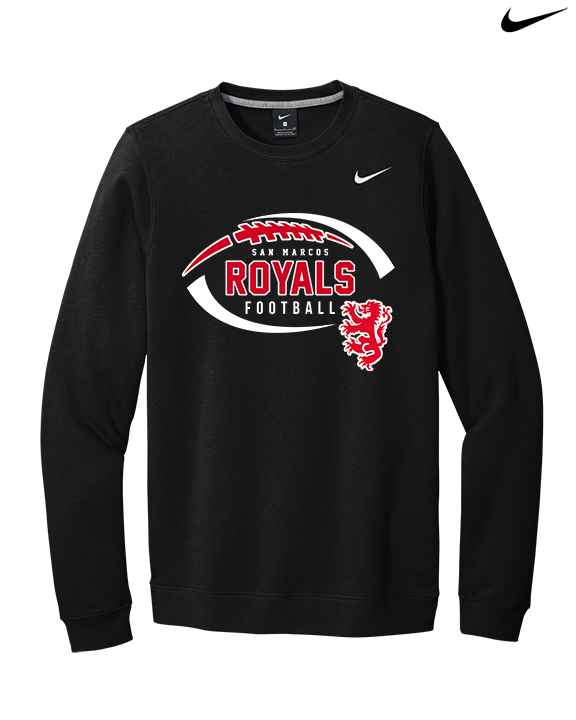 San Marcos HS Football Additional 04 - Mens Nike Crewneck