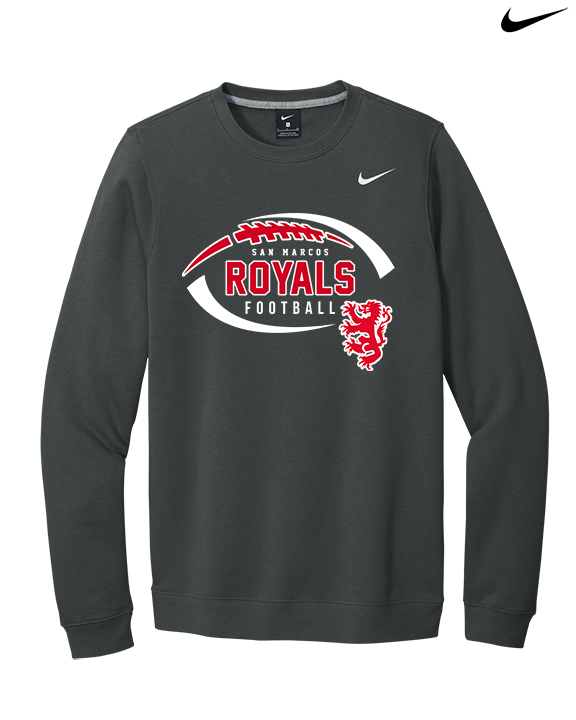 San Marcos HS Football Additional 04 - Mens Nike Crewneck