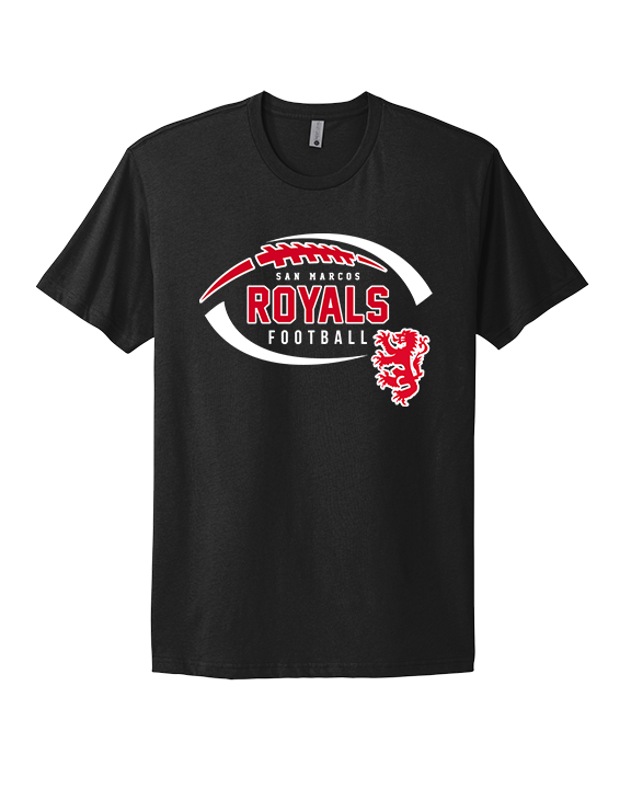 San Marcos HS Football Additional 04 - Mens Select Cotton T-Shirt