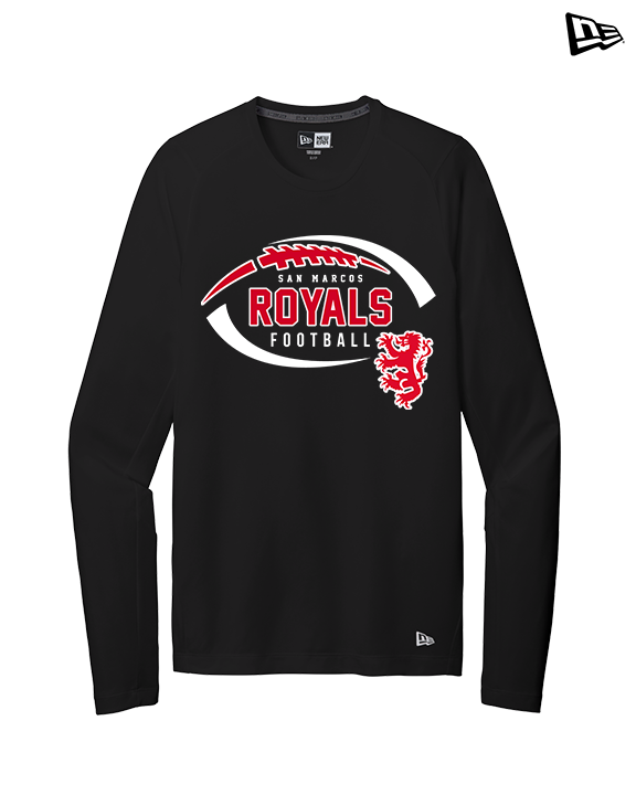 San Marcos HS Football Additional 04 - New Era Performance Long Sleeve