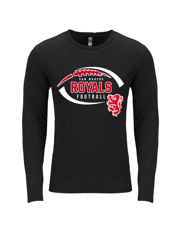 San Marcos HS Football Additional 04 - Tri-Blend Long Sleeve