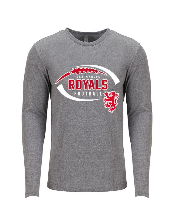 San Marcos HS Football Additional 04 - Tri-Blend Long Sleeve