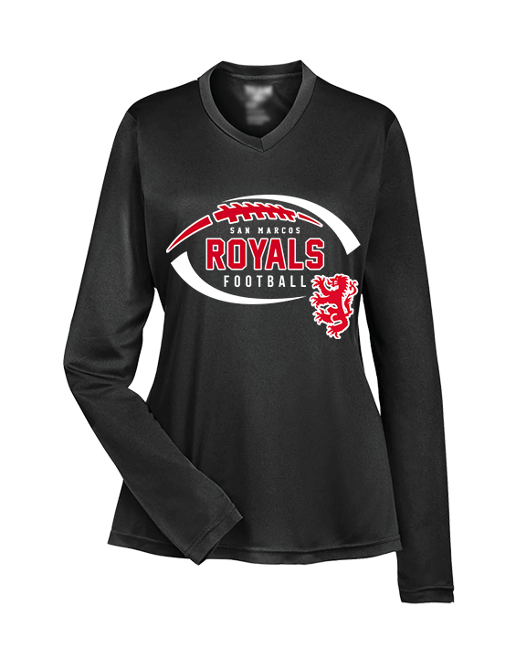 San Marcos HS Football Additional 04 - Womens Performance Longsleeve