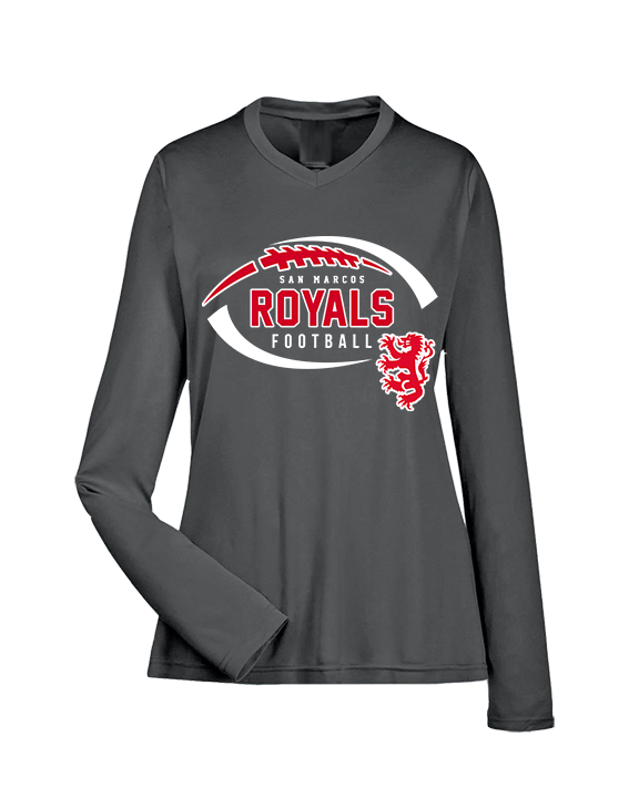 San Marcos HS Football Additional 04 - Womens Performance Longsleeve