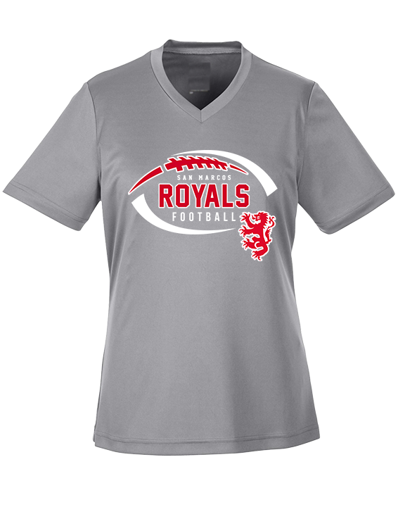 San Marcos HS Football Additional 04 - Womens Performance Shirt