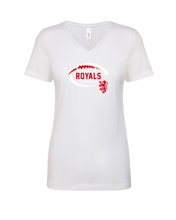 San Marcos HS Football Additional 04 - Womens Vneck