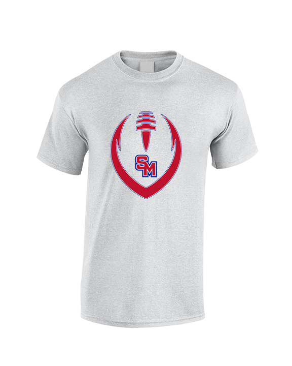 San Marcos HS Football Full Football - Cotton T-Shirt