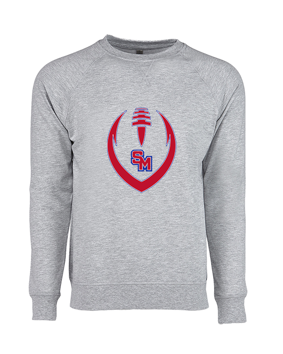 San Marcos HS Football Full Football - Crewneck Sweatshirt