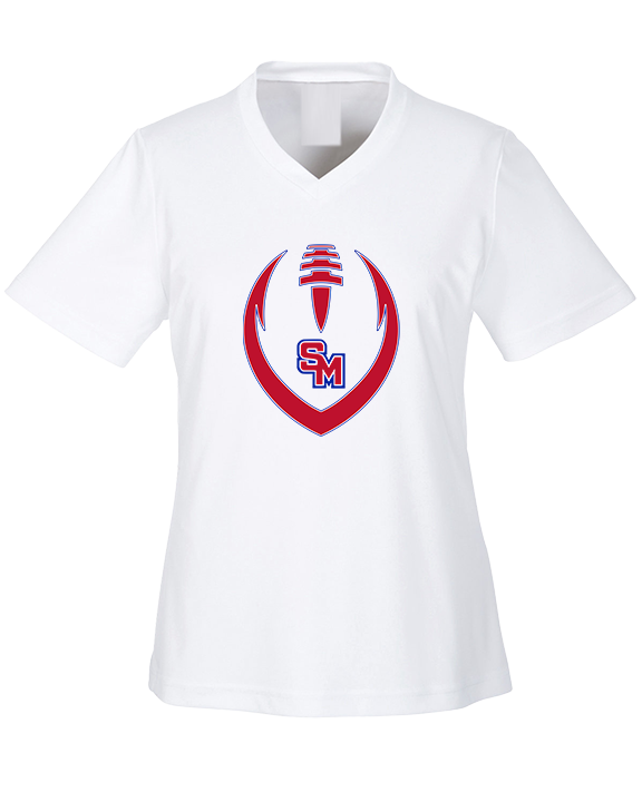 San Marcos HS Football Full Football - Womens Performance Shirt