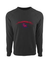 San Marcos HS Football Laces - Crewneck Sweatshirt