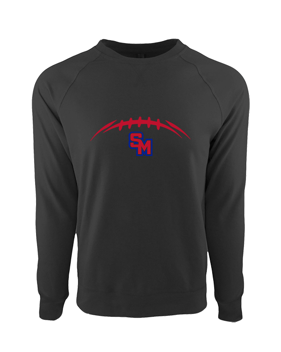 San Marcos HS Football Laces - Crewneck Sweatshirt