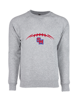 San Marcos HS Football Laces - Crewneck Sweatshirt