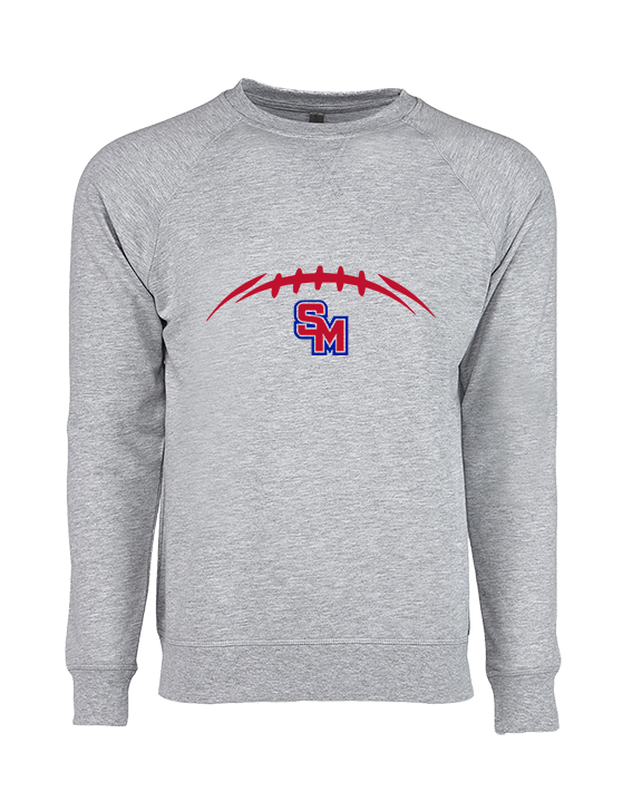 San Marcos HS Football Laces - Crewneck Sweatshirt