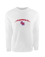 San Marcos HS Football Laces - Crewneck Sweatshirt