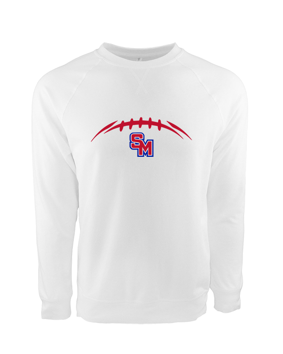 San Marcos HS Football Laces - Crewneck Sweatshirt