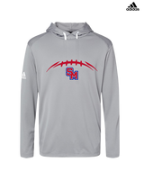 San Marcos HS Football Laces - Mens Adidas Hoodie