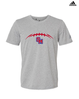 San Marcos HS Football Laces - Mens Adidas Performance Shirt