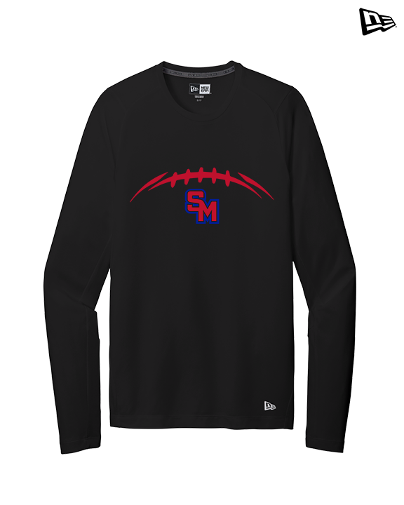 San Marcos HS Football Laces - New Era Performance Long Sleeve