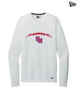 San Marcos HS Football Laces - New Era Performance Long Sleeve