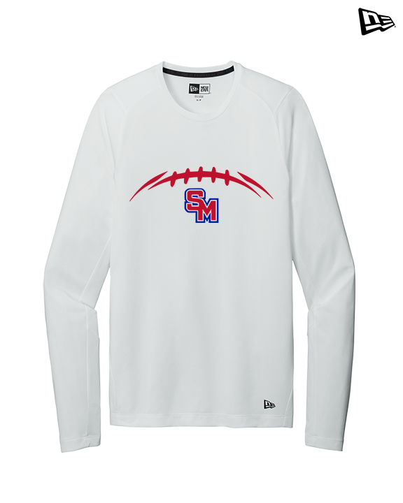 San Marcos HS Football Laces - New Era Performance Long Sleeve