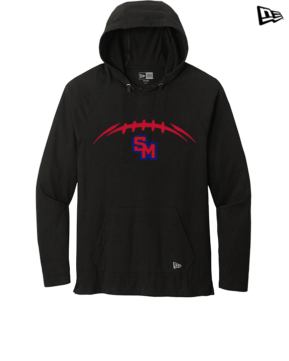San Marcos HS Football Laces - New Era Tri-Blend Hoodie