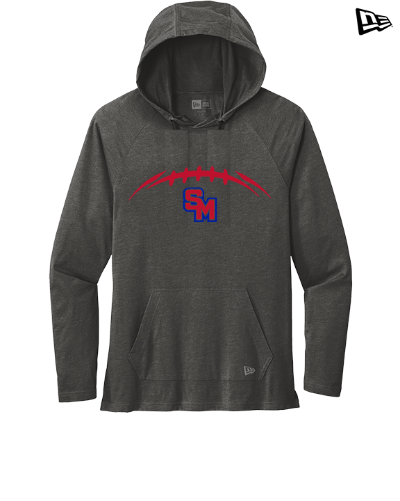 San Marcos HS Football Laces - New Era Tri-Blend Hoodie