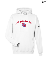 San Marcos HS Football Laces - Nike Club Fleece Hoodie