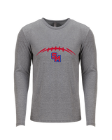 San Marcos HS Football Laces - Tri-Blend Long Sleeve