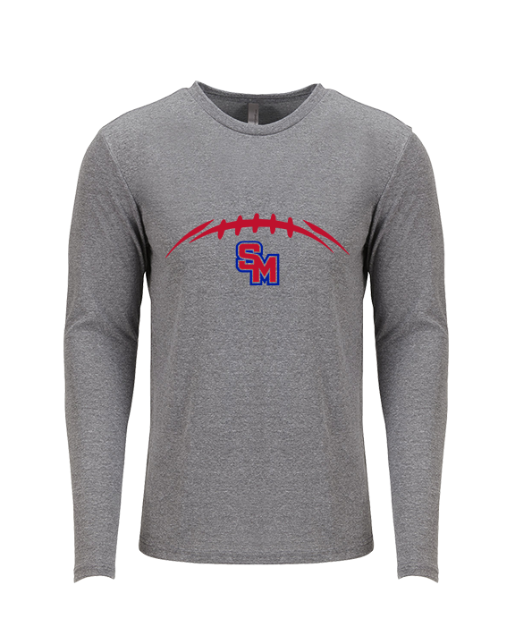 San Marcos HS Football Laces - Tri-Blend Long Sleeve
