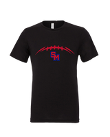 San Marcos HS Football Laces - Tri-Blend Shirt