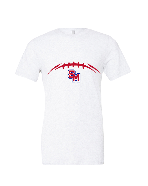 San Marcos HS Football Laces - Tri-Blend Shirt