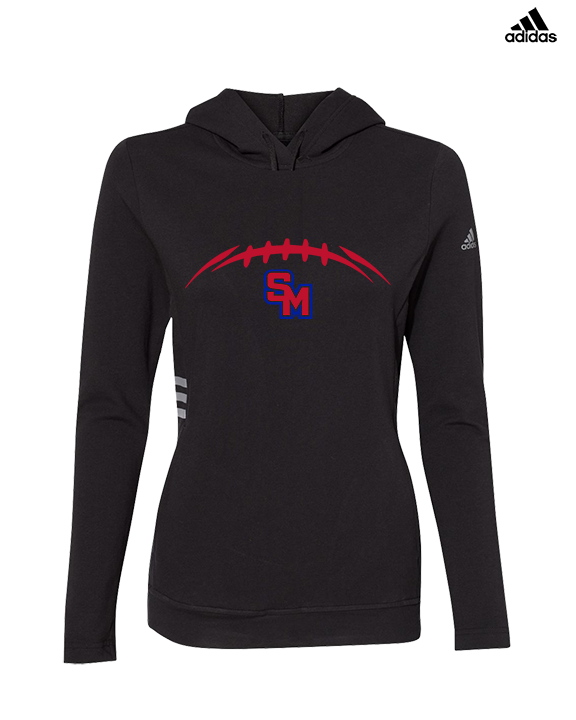 San Marcos HS Football Laces - Womens Adidas Hoodie