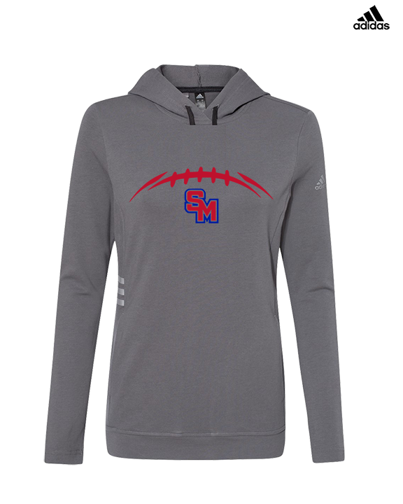 San Marcos HS Football Laces - Womens Adidas Hoodie